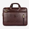 The Clownfish Leather Briefcase Office Bag